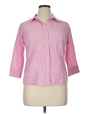 Style&Co 3/4 Sleeve Button-Down Shirt (view 1)