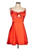 Forever 21 Orange Cocktail Dress Size L - photo 1