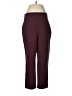 Nine West Solid Burgundy Active Pants Size M - photo 1