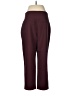 Nine West Solid Burgundy Active Pants Size M - photo 2