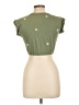 Splendid Green Short Sleeve Top Size 10 - photo 2