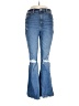 Celebrity Pink Hearts Blue Jeans Size 30 waist - photo 1