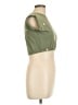 Splendid Green Short Sleeve Top Size 10 - photo 4