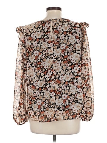 E&M Collection Long Sleeve Blouse (view 2)