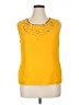 ASHRO 100% Polyester Yellow Sleeveless Top Size 14 - photo 1