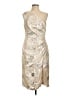Xscape Metallic Silver Cocktail Dress Size 12 - photo 1