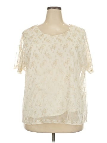 Kathie Lee Short Sleeve Blouse (view 1)