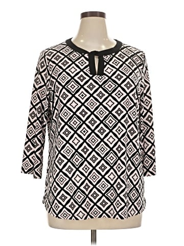 Kasper 3/4 Sleeve Blouse (view 1)