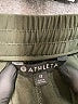 Athleta 100% Linen Solid Green Athletic Shorts Size 12 - photo 3