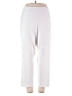 Investments Solid White Active Pants Size 18 - photo 1