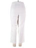 Investments Solid White Active Pants Size 18 - photo 2