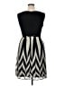 Roz & Ali 100% Polyester Chevron-herringbone Black Casual Dress Size 14 - photo 2