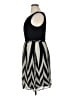 Roz & Ali 100% Polyester Chevron-herringbone Black Casual Dress Size 14 - photo 5