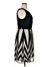 Roz & Ali 100% Polyester Chevron-herringbone Black Casual Dress Size 14 - photo 4