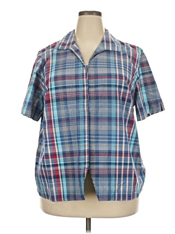 City Blues by Koret Short Sleeve Blouse (view 1)