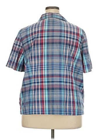 City Blues by Koret Short Sleeve Blouse (view 2)
