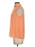 Naked Zebra 100% Polyester Orange Sleeveless Blouse Size S - photo 5