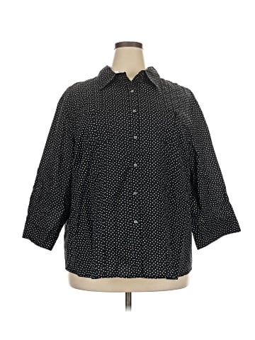 Charter Club 3/4 Sleeve Button-Down Shirt (view 1)