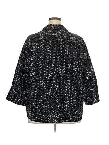 Charter Club 3/4 Sleeve Button-Down Shirt (view 2)