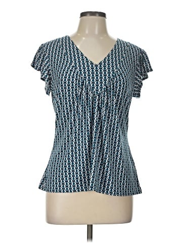 Worthington Short Sleeve Blouse (view 1)