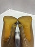 Gucci 100% Patent Leather Color Block Yellow Tan Heels Size 6 1/2 - photo 9