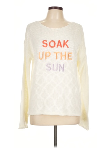 Hem & Thread Pullover Sweater (view 1)