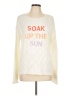 Hem & Thread 100% Acrylic Ivory Pullover Sweater Size L - photo 1