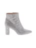 Betsey Johnson Silver Ankle Boots Size 8 1/2 - photo 1