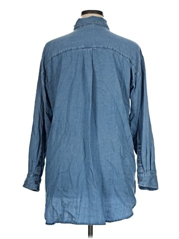 Ann Taylor LOFT Long Sleeve Button-Down Shirt (view 2)