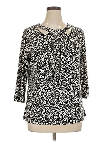 Kasper 3/4 Sleeve Blouse (view 1)