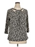 Kasper Black 3/4 Sleeve Blouse Size 1X - photo 1