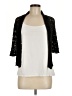 Joan Vass Black Cardigan Size M (estimated) - photo 1