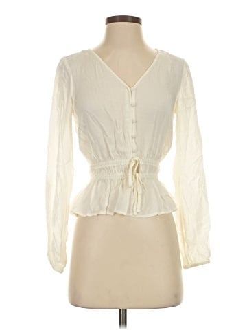 Planet Gold Long Sleeve Blouse (view 1)