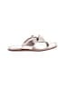 Maeve Silver Flip Flops Size 8 - photo 1