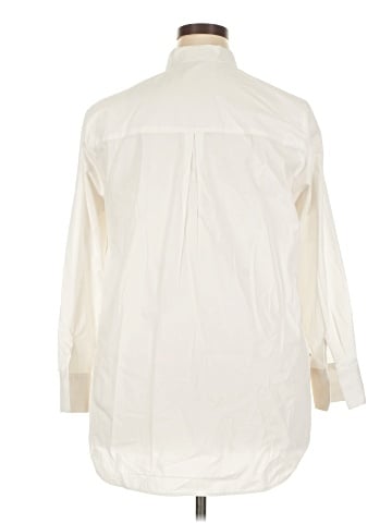 Ellos Long Sleeve Button-Down Shirt (view 2)