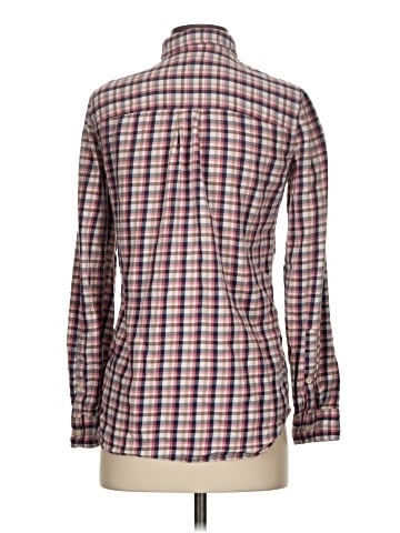 Madewell Flannel Slim Boyshirt in Palma Plaid (view 2)