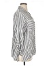 Ruby Rd. 100% Rayon Stripes Gray 3/4 Sleeve Button-Down Shirt Size XL Petite - photo 4