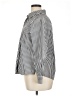 Foxcroft Stripes Silver 3/4 Sleeve Blouse Size 16 (petite) - photo 5