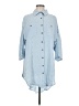 Unbranded Blue 3/4 Sleeve Blouse One size - photo 1