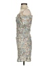 Mable Print Blue Cocktail Dress Size M - photo 5
