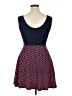 Derek Heart Chevron-herringbone Blue Casual Dress Size XL - photo 2