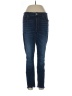 Express Solid Blue Jeans Size 10 - photo 1