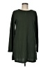 Francesca's Solid Green Casual Dress Size M - photo 1
