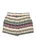 Wildfox 100% Rayon Chevron-herringbone Ivory Shorts Size Lg (3 or L) - photo 2