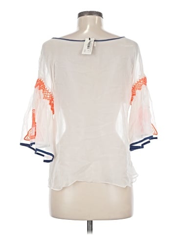 Plenty By Tracy Reese 3/4 Sleeve Silk Top (view 2)