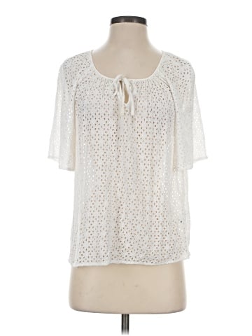 Three Dots Short Sleeve Blouse (view 1)