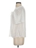 Three Dots 100% Rayon White Short Sleeve Blouse Size S - photo 5