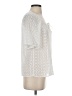 Three Dots 100% Rayon White Short Sleeve Blouse Size S - photo 4