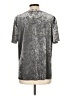 Falls Creek Metallic Silver Short Sleeve Top Size L - photo 2