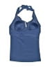 Croft & Barrow 100% Polyester Solid Blue Swimsuit Top Size 10 - photo 2